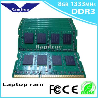 China Cheapest cost high performance SODIMM 8gb laptop ddr3 ram 1333 for sale