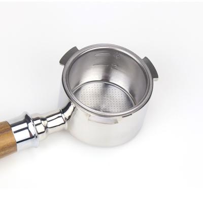 China 51mm Stainless Steel Sustainable Coffee Filter Basket Reusable Portafilter Basket for sale