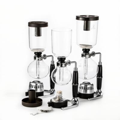 China Workable factory price 2cup balancing siphon coffee maker coffee siphon glass coffee maker for sale