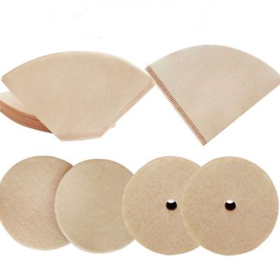 China Stocked Natural Wood Pulp Coffee Making Filter Paper For Coffee Filter for sale