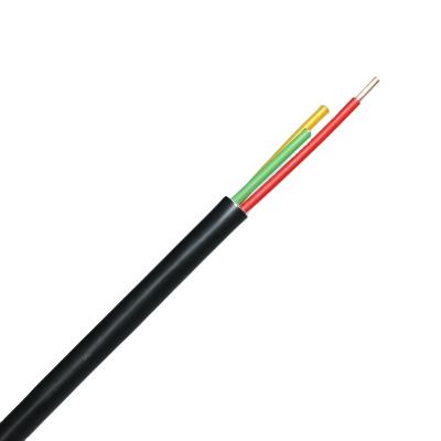 China Construction Low Voltage Building Flexible Vde Copper Wire H03vvh2-f 2x0.5mm2 2x0.75mm2 2x1.5mm2 2x2.5mm2 White PVC Pvc Insulated Cable for sale