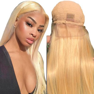 China 613 Barely Shedding Thick Smooth Soft Lace Front Wig, 613 Hd Lace Bandage Wig, Blonde 613 Full Lace Wig Hair for sale