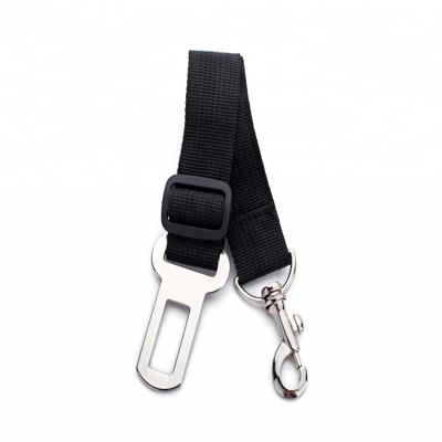 China Sustainable Adjustable Leash For Small And Medium Dogs Travel Clip Pet Supplies Car Seat Belt for sale