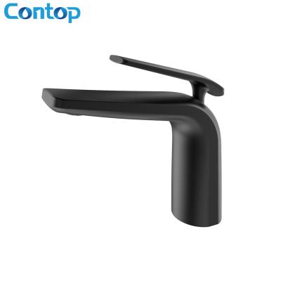 China Hot Selling Good Design Thermostatic Hot Selling Design Bathroom Toilet Black Brass Faucet Basin Faucet Bathroom for sale