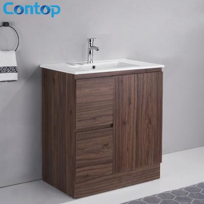 China Supply Comfortable Storage Australia Approval Factory Designs Modern Single Wall Mount Bathroom Sink Cabinet For Hotel for sale