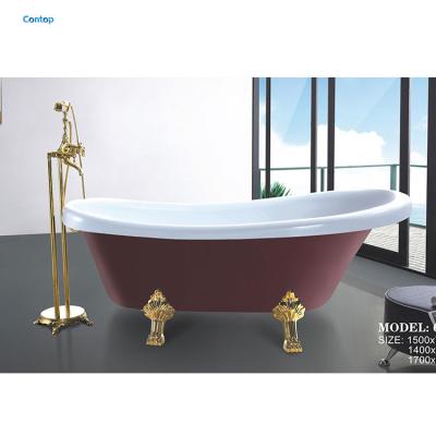 China Modern Sanitary Ware Bathroom Queen Acrylic Free Standing Bathtub for sale