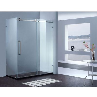 China Modern Indoor Portable Aluminum Frame Shower Enclosure Bathroom Economic Glass Shower Room for sale