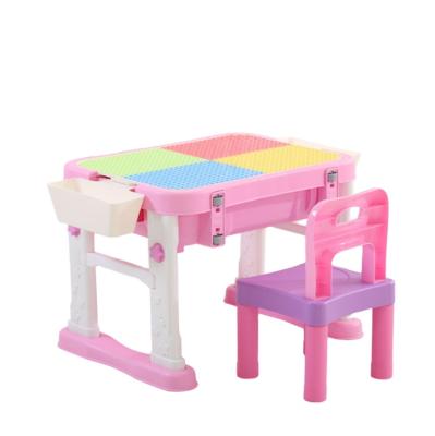 China DIY building brick children's building blocks table supply, building blocks set. for sale