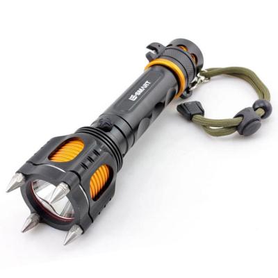 China Popular USB Rechargeable Torch Emergency Torch Solhui Self-Defense Outdoor Defensive Flashlight for sale