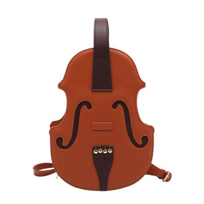 China Solhui Fashion 3D Violin Girl's Purse or PU Women's Purse Backpack Leather Handbags for sale