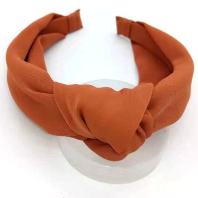 China Popular wholesale hot simple soft wind knotted headband for sale