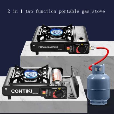 China China Hotel Hot Selling Outdoor Camping Free Burner Road Trip Portable Butane Gas Stove For Car for sale