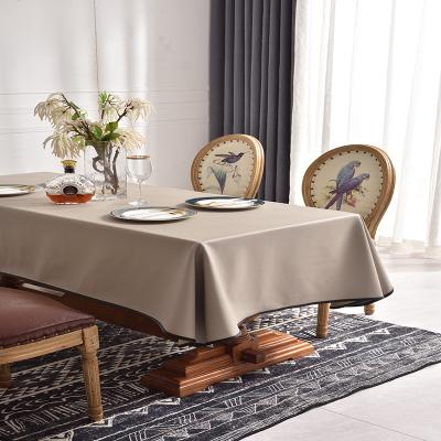 China New waterproof oilproof hot sale household wedding hotel wear-resistant tablecloth for sale