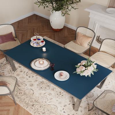 China Elegant restaurant waterproof cheap home solid color fancy custom waterproof tablecloth for sale