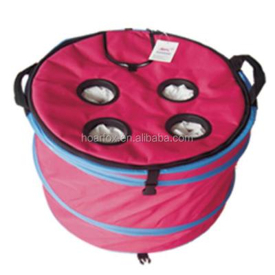 China Food insulated tub cooler with four cup holders on top for sale