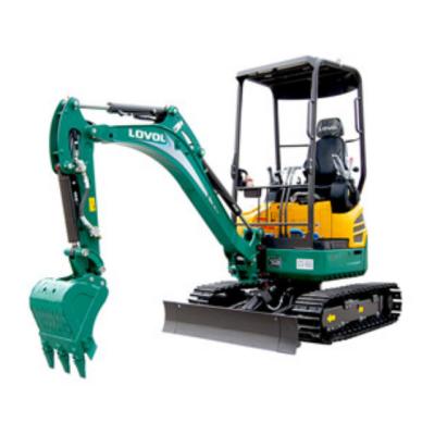 China Other Best Quality LOVOL 1.8 Ton Mini Crawler Excavator With Rubber Track Micro FR18E2-u Small Ripper Excavators for sale