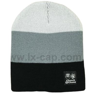 China JOINT Kids Warm Knit Hats With Funny Logo for sale