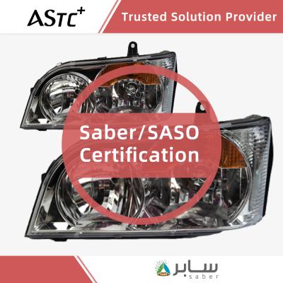 China SASO/Saber Certificate Saudi Arabia auto parts, saber certification for auto parts export ASTC for sale