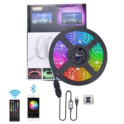 China Dreamy LANDSCAPE Color LED Strip Lights with APP Controlled 5m/16.4ft LED Lights Magic Waterproof RGB LED Strips for sale