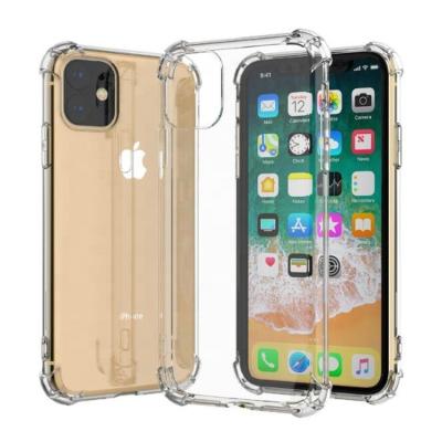 China 2021 New TPU Shockproof Anti-drop Phone Case For iPhone SE 2020 12 7 8 6 6S plus 7plus 8plus XS XR 11 Max Transparent Case For Samsung for sale