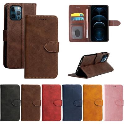 China New Magnetic Wallet Anti-fall Cover Flip For iPhone Series Case Factory Direct Business Phone Shell Protection Leather Case for sale