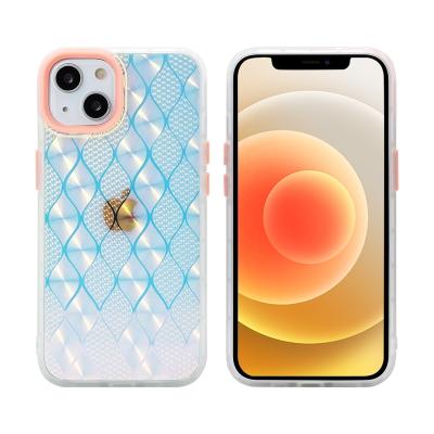 China Popular Gradient TPU Phone Case Chameleon Laser Carbon Fiber Shockproof Shockproof Phone Cover For Xiaomi OPPO Iphone MOTOROLA GOOGLE PIXEL for sale