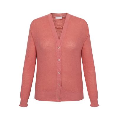 China Anti-wrinkle Summer Strawberry Cuffle Cuff Women's Stylish Casual Women's Cardigan Sweaters for sale