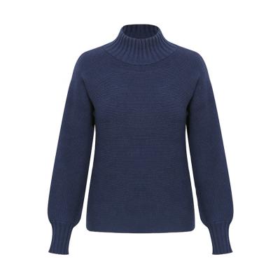 China Casual Anti-wrinkle Women Navy Knit Sweaters Squishy Nylon Cute Sweaters for sale