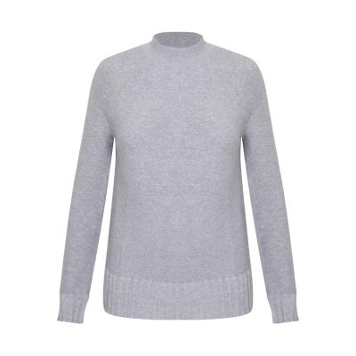 China Anti-wrinkle China factory o neck sweaters thin cotton women's sweater 100% women sweater for sale