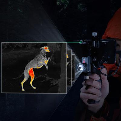 China Powerful Metal Body InfiRay T3 384*288 Typer-C Bracket Grip Thermal Sight Hunting Camera for sale