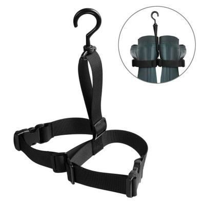 China Boot Put In Buckle Adjustable Fishing Wader Boot Hanger Strap For Storage Drying for sale