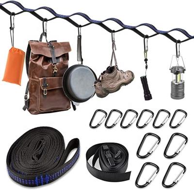 China Camp Cocking Rope Can Be Customized Outdoor Durable Camping Mountaineering Rope Storage Adjustable Clothesline for sale