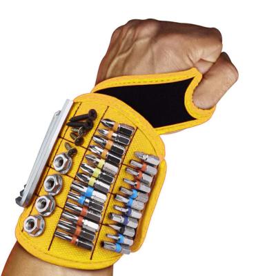 China Holding nails and screws unique wrist support design, cool instrument, magnetic wristband with super magnet for sale