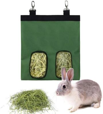 China Guinea Pig Viable Small Hay Feeder Bag Hanging Feeder Animal Bag Hay Bag Rabbit Feeding Bag for Rabbit Guinea Pig Chinchilla Hamsters for sale