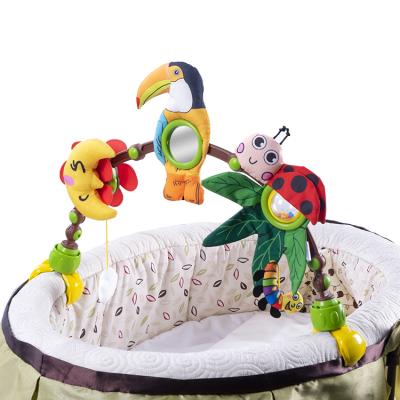 China Toy Wholesale Top Quality Animal Early Education Toys Activity Baby Toys Kids Play Stroller Stroller Hanging Jump Set Jump Toys for sale