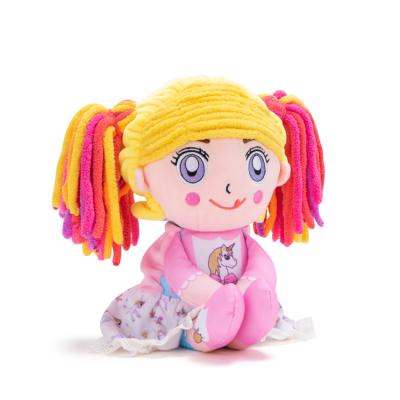 China New Type Fashionable Cute Girl Cartoon Kids Custom Handmade Toy Stuffed Doll Plush Design Rag Doll Plush Girl Gift for sale