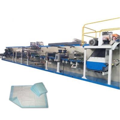 China Disposable Soft Touch And Comfortable Fitting Under Pad Making Machine OEM for sale