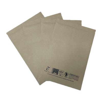 China Factory Wholesale Biodegradable Kraft Paper Compound Bag Biodegradable Food Packaging Sealed Bag for sale