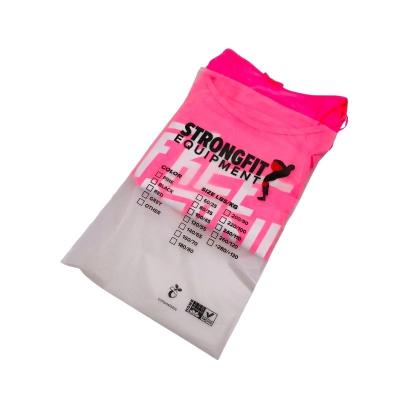 China BIODEGRADABLE Hot Sale Apparel T-shirt Eco-friendly Clothing Accessory Garment Packaging Biodegradable Bags for sale