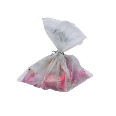 China Shoes and Clothing Packaging 100% Biodegradable Gorcery Compostable Clear Plastic Clothing Tote Bag Non Clothing Bags Storage for sale