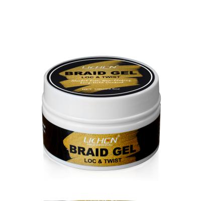 China Wholesale Vegan Locks All Day Firm Braid Gel Extra Hold No Flake Twist & Plot Private Label Gel for sale