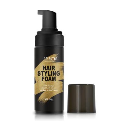 China Vegan Private Label Professional Hair Mousse Styling Curling Foam Non Sticky Styling Hair Mousse For Curly Hair for sale