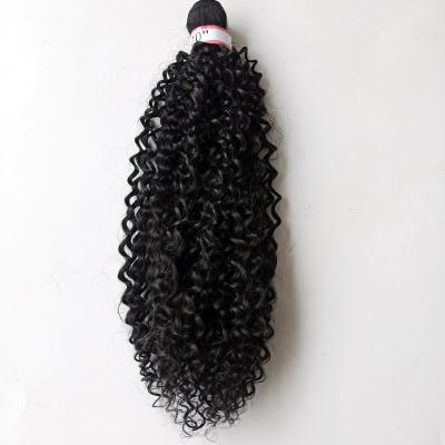 China Wholesale Curly Chemical Fiber Wig China Curly Loop 16 To 24 Inch Braiding Synthetic Hair Hair Extensions Weave for sale