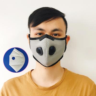 China Custom Face Shield Eco-Friendly EDIOM Face Shield Washable Customize No pm2.5 No Cotton Valve Respirator Sport Mask avec logo for sale