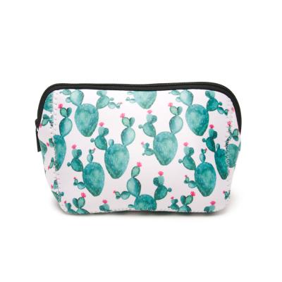 China EDIOM Portable Wholesale Custom Design Waterproof Neoprene Cosmetic Bag for sale