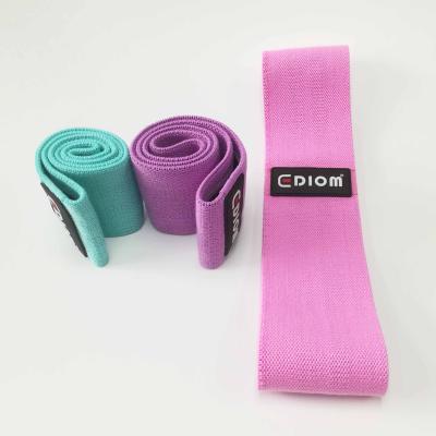 China Fitness Exercise Private Label Elastica Yoga Booty Workout Cloth Durable Hip Band Set Custom 3 Logo Loop Resistance Circle Hip Band for sale