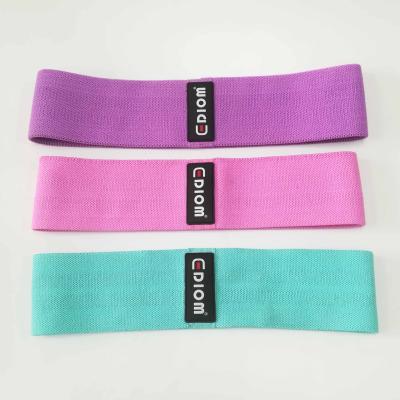 China Durable Running Custom Logo Design Yoga Hip Exercise Fitness Resistance Loop Band for sale