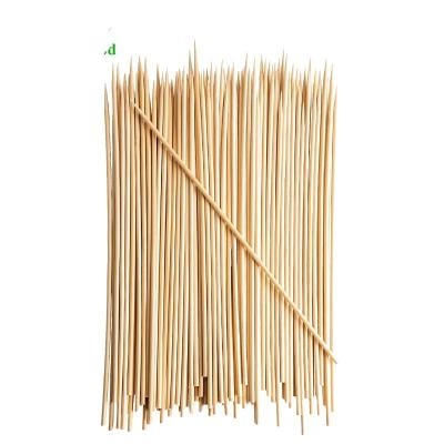 China Premium Quantity Easily Cleaned Biodegradable Outdoor Bamboo Skewer BBQ Spits BBQ Skewer Box Camping for sale