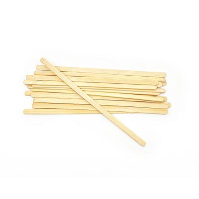 China Sustainable Wholesale High Quality Disposable Wooden Stick Coffee Wooden Stirrers for sale