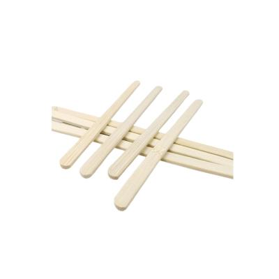 China Factory Price Viable Printable 7 Inch (180mm) Wooden Birch Bamboo Wooden Top Mix Sticks Coffee Stirrers for sale